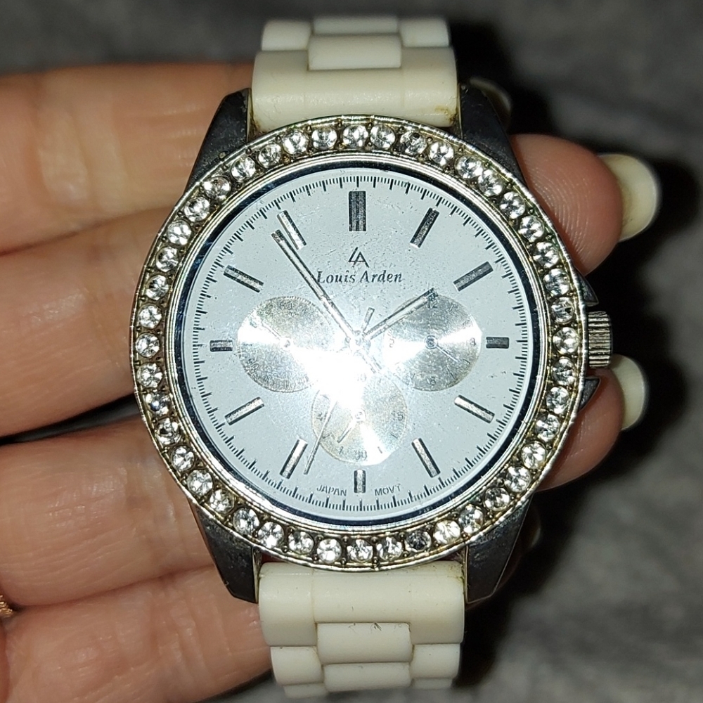 White Louis Arden watch